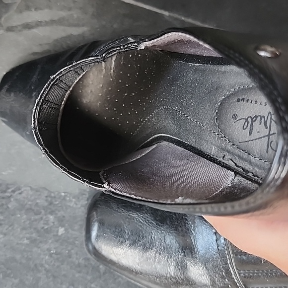 Life Stride Scholarly Black Soft System Flex Stacked Heel Size 10 - Picture 2 of 5